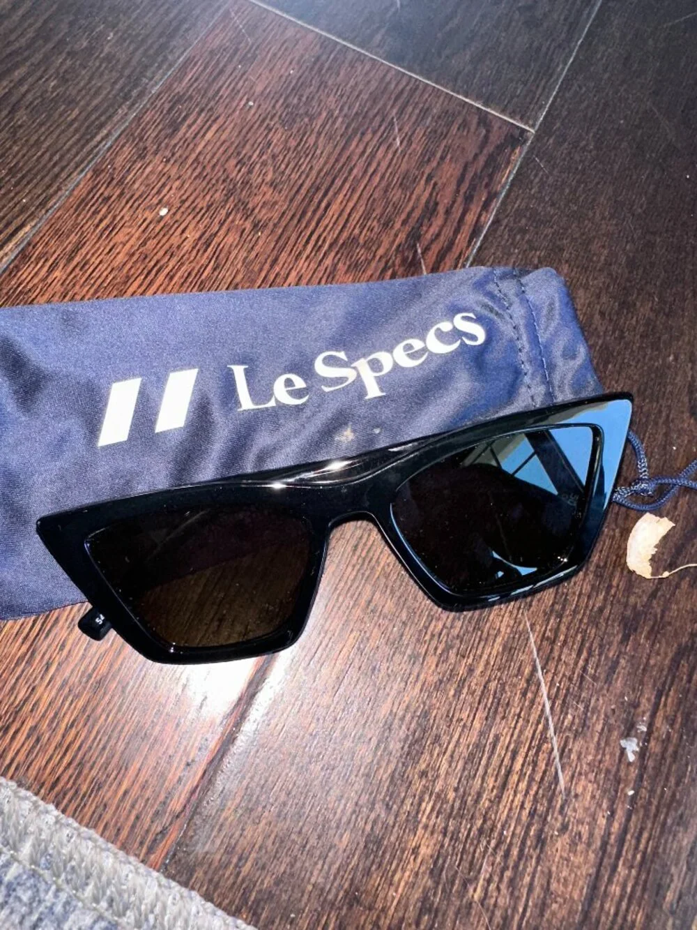 Le Specs Women's Velodrome Black Cat Eye Sunglasses